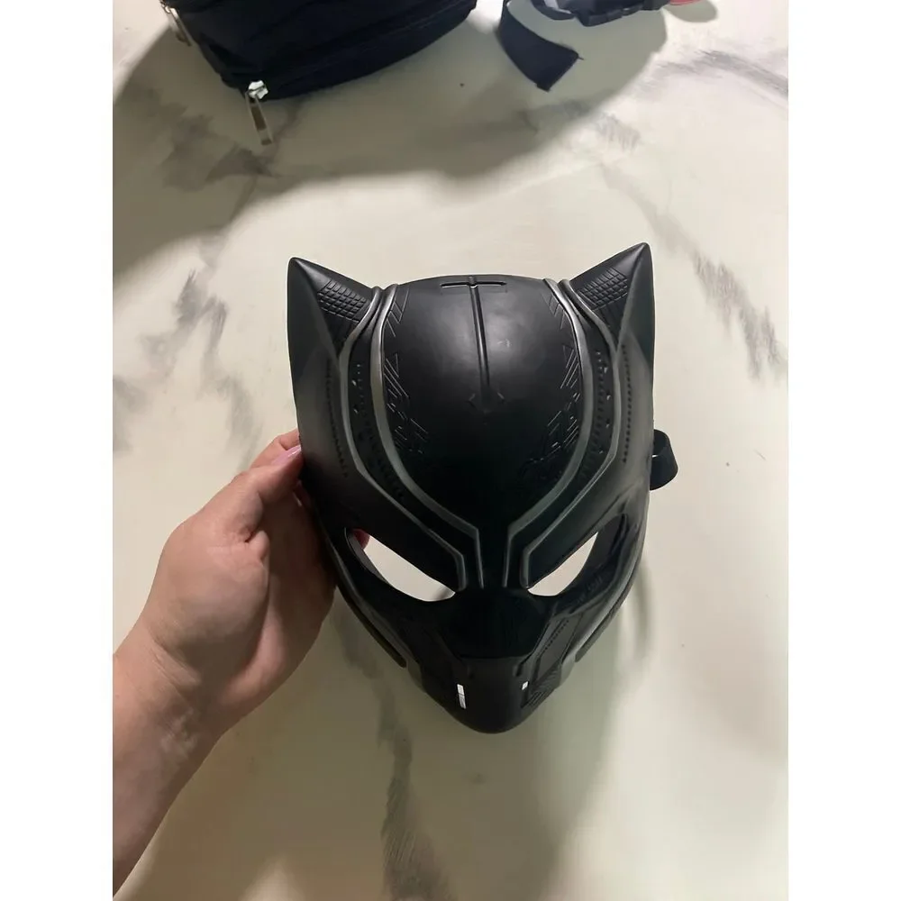 Black Panther Mask Marvel Superhero Costume‎ Accessory Cosplay Prop - Picture 3 of 3
